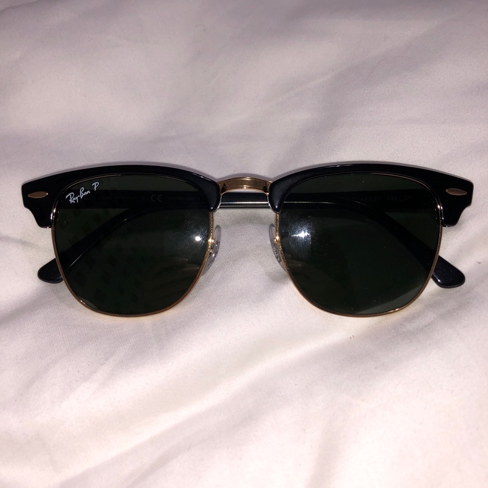 rayban polarized clubmaster classic sunglasses